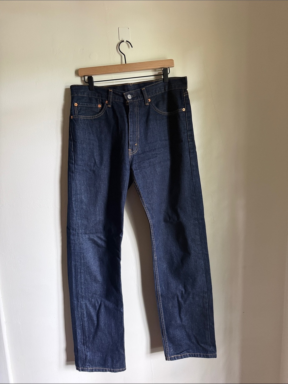 Levi's Dark Blue Straight Jeans